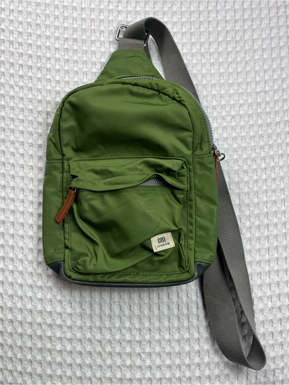 ORI London Willesden Green Recycled Nylon Sling Backpack Crossbody